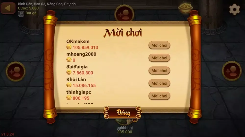 Screenshot di Chắn Việt Nam