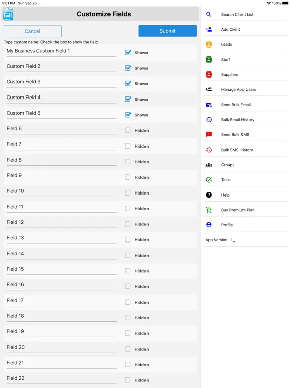Screenshot di Cloud CRM - Client Records App iPad 