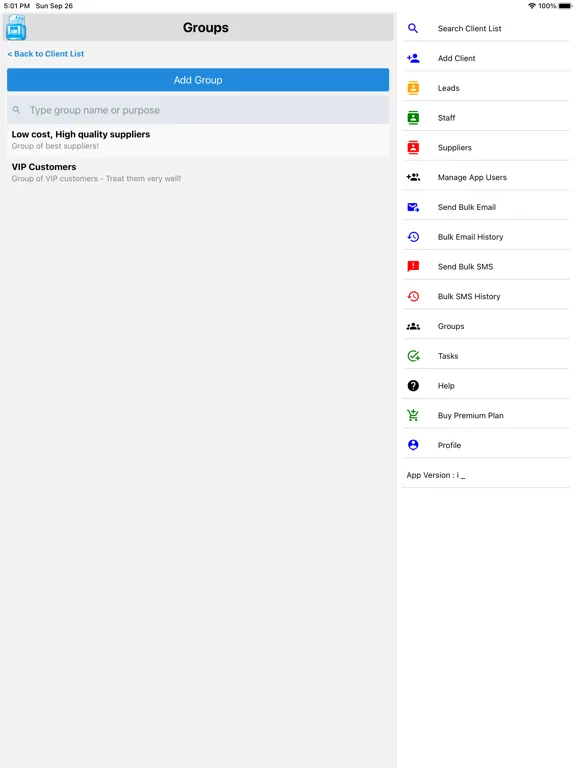 Screenshot di Cloud CRM - Client Records App iPad 