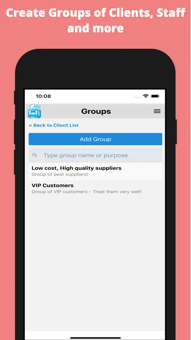 Screenshot di Cloud CRM - Client Records App