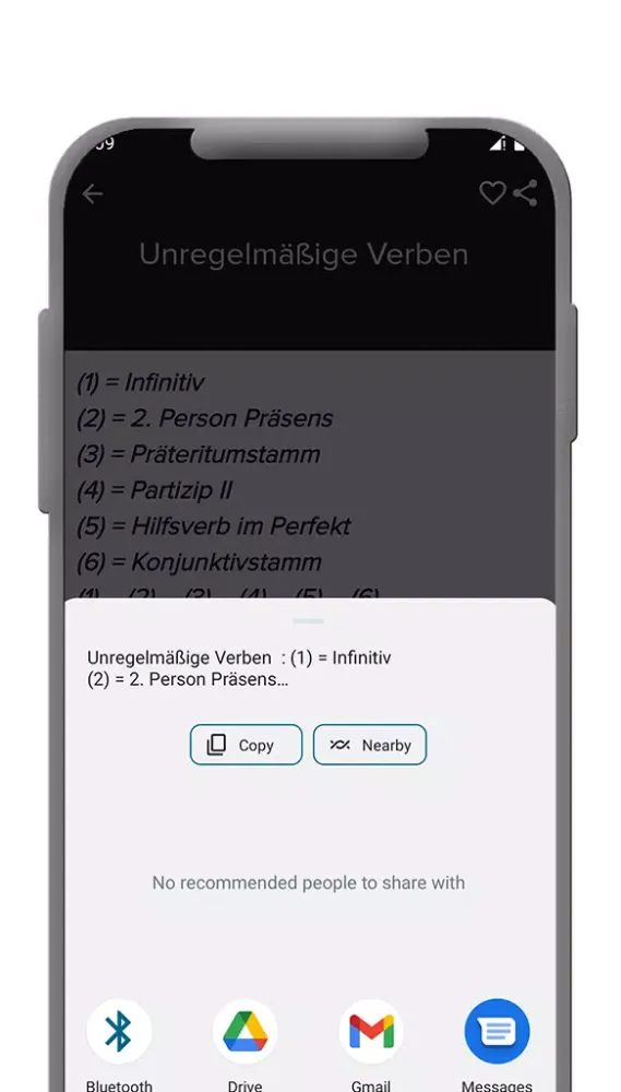ภาพหน้าจอของ Deutsch Verben