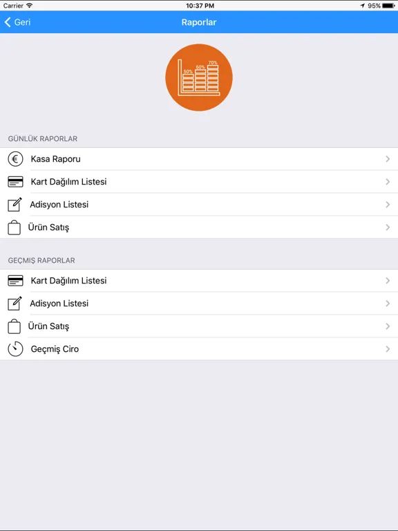 Ảnh chụp màn hình của Asistan iPad 