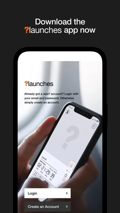 Capturas de pantalla de size? launches