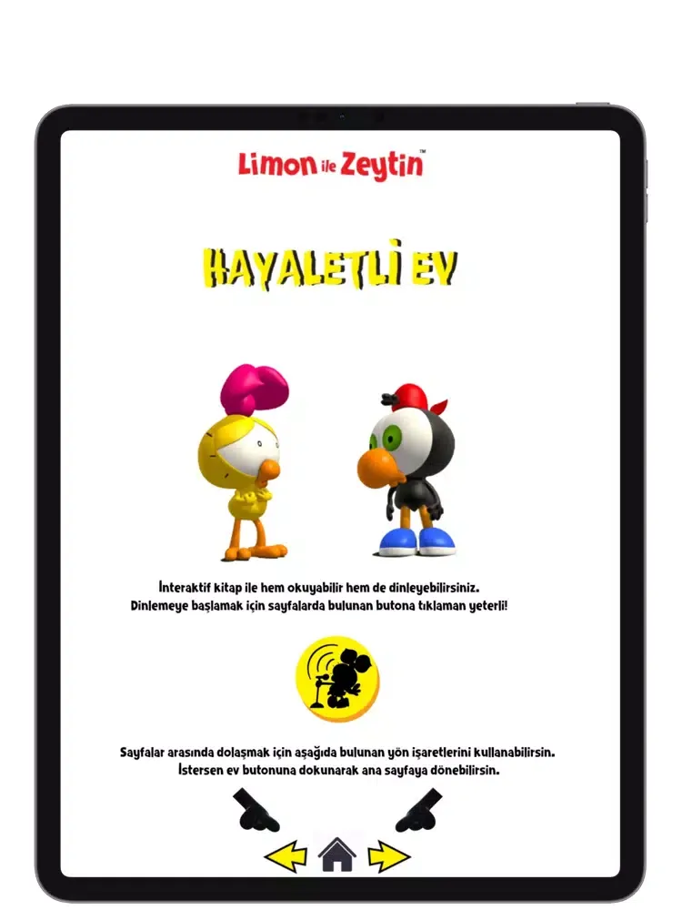 Скриншоты Hayaletli Ev-Limon ile Zeytin iPad 