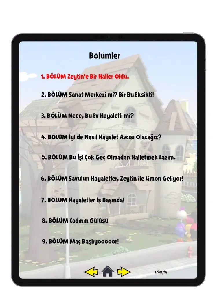 Скриншоты Hayaletli Ev-Limon ile Zeytin iPad 