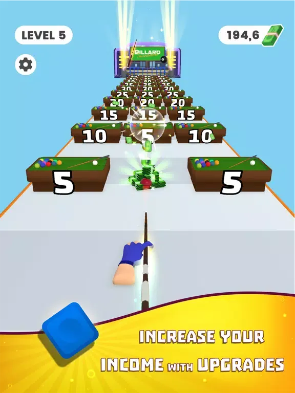 Billard Run iPad  Screenshots
