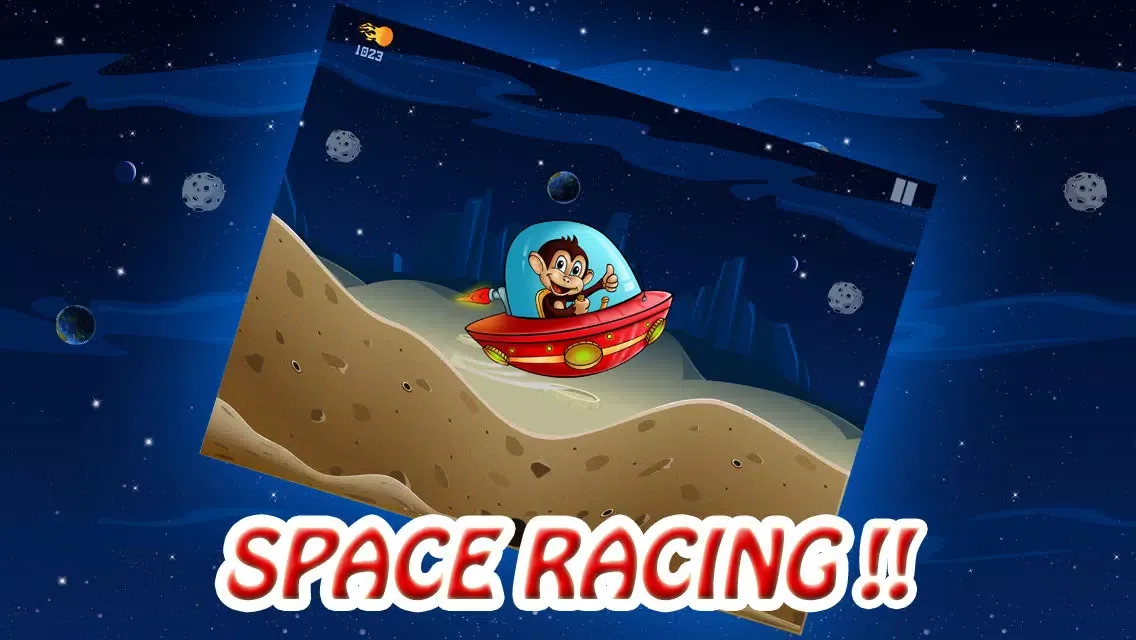 Screenshot di Gravity Star Monkey : Moon Surfers - Little Space Pet Adventure (Free Game)