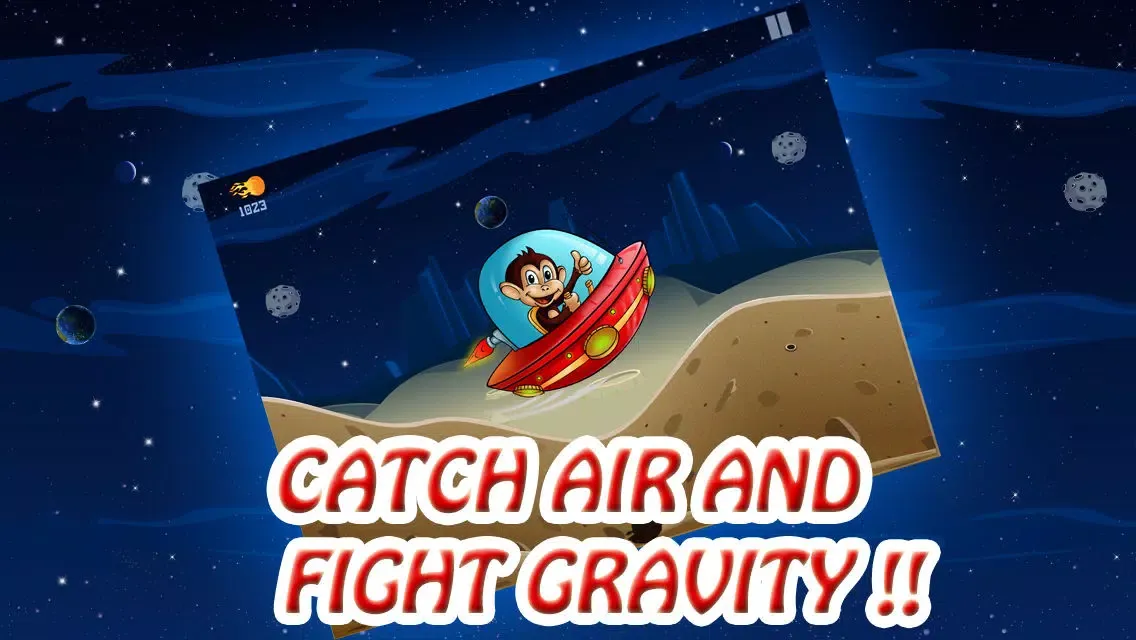 Screenshot di Gravity Star Monkey : Moon Surfers - Little Space Pet Adventure (Free Game)