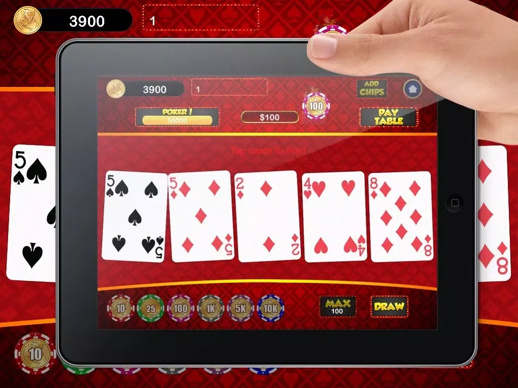 Captures d'écran de Online Video Poker Palace HD- Play Hard and Win the Ultimate Jackpot Prize iPad 