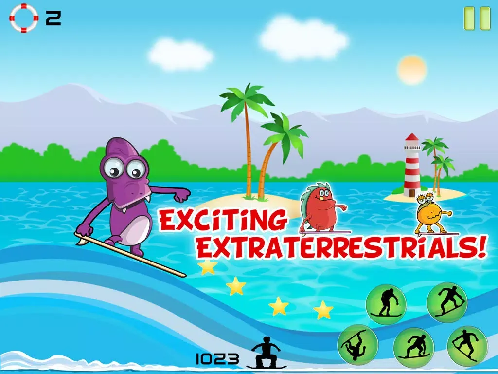 Acme Monster Surfers Multiplayer Mania: Adventure Cove (Free HD Game) iPad  Ekran Görüntüleri