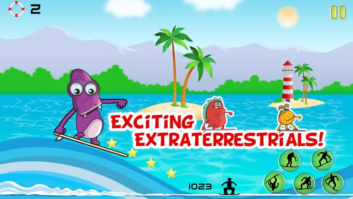 Acme Monster Surfers Multiplayer Mania: Adventure Cove (Free HD Game) Ekran Görüntüleri