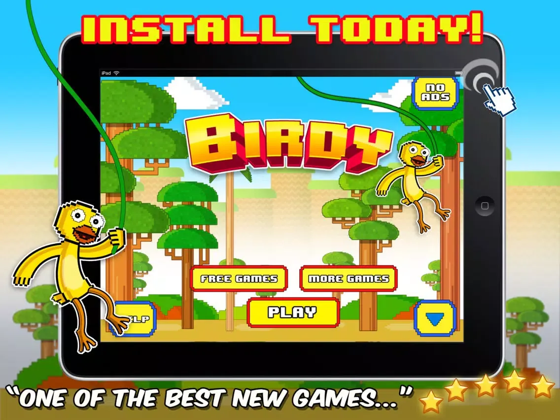 تصاویر Birdy New Season - Run, Jump And Flappy Fly Adventure Game For Kids iPad 