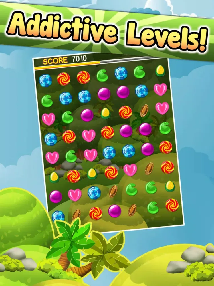 Candy Games Blitz Mania Free - Play Great Match 3 Game For Kids And Adults HD iPad 应用截图
