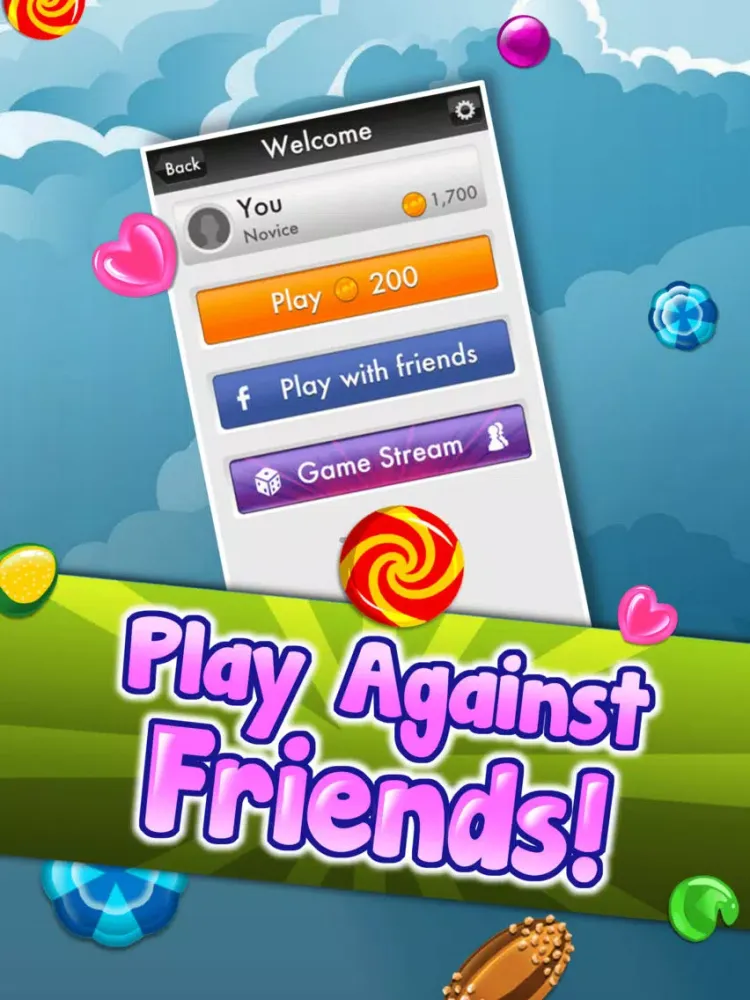 Candy Games Blitz Mania Free - Play Great Match 3 Game For Kids And Adults HD iPad 应用截图