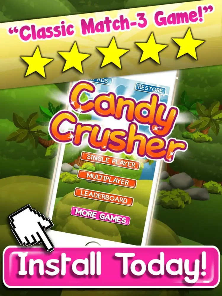 Candy Games Blitz Mania Free - Play Great Match 3 Game For Kids And Adults HD iPad 应用截图