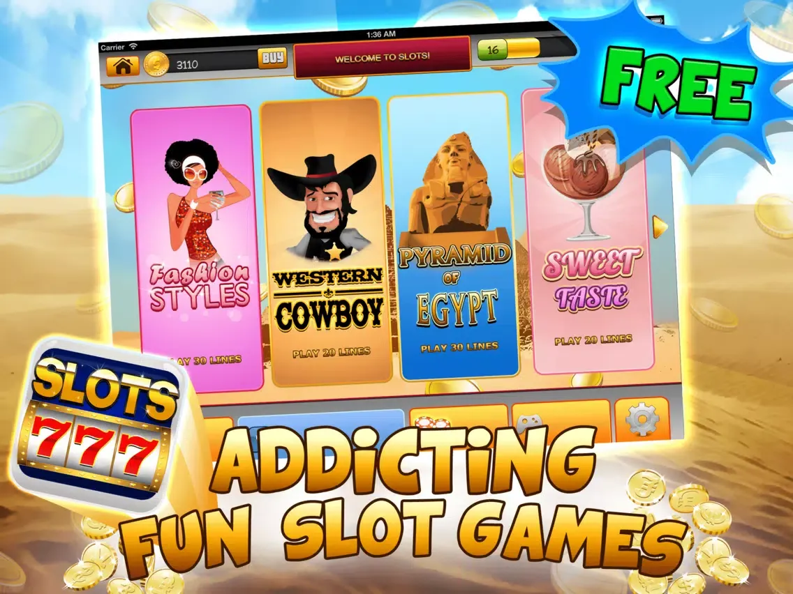 Скриншоты Slots-Machines Multiple Reels - Play Casino-Slots With Jackpot Game HD FREE iPad 