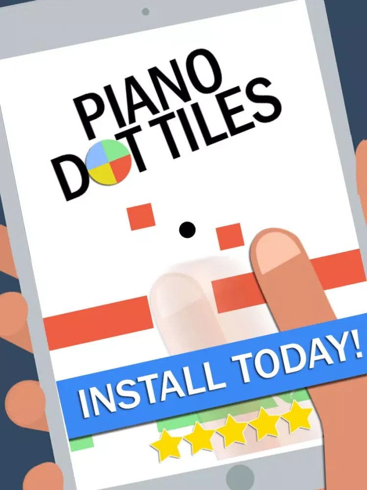 Piano Dot Tiles iPad  Screenshots
