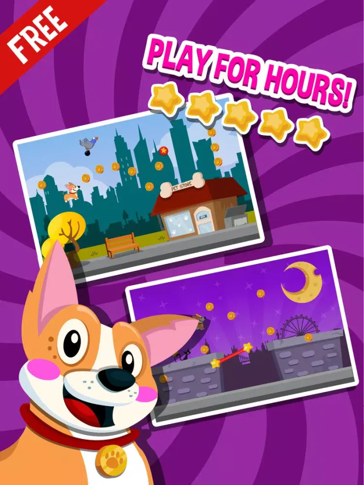 تصاویر Puppy Rescue - Cute Running And Jumping Dog Game For Kids FREE iPad 