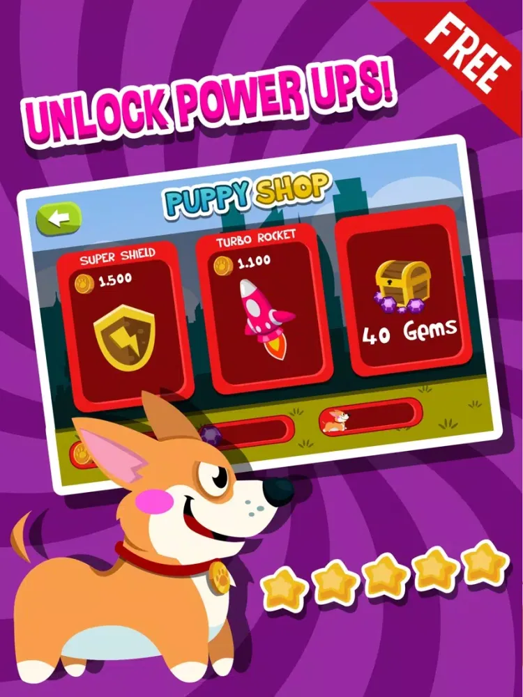 تصاویر Puppy Rescue - Cute Running And Jumping Dog Game For Kids FREE iPad 