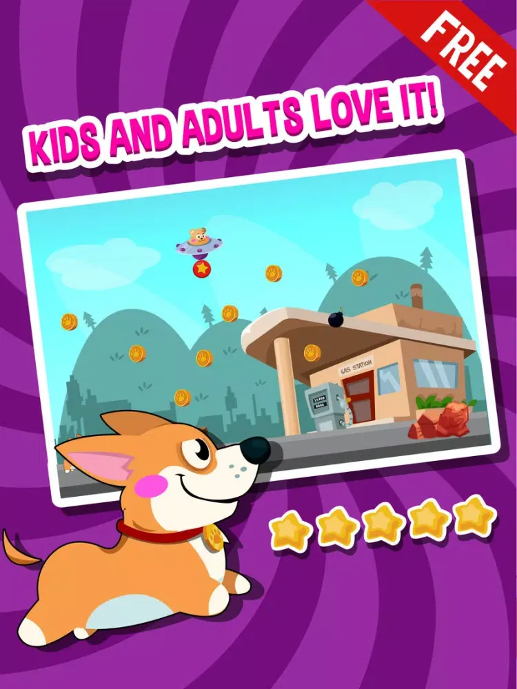 تصاویر Puppy Rescue - Cute Running And Jumping Dog Game For Kids FREE iPad 