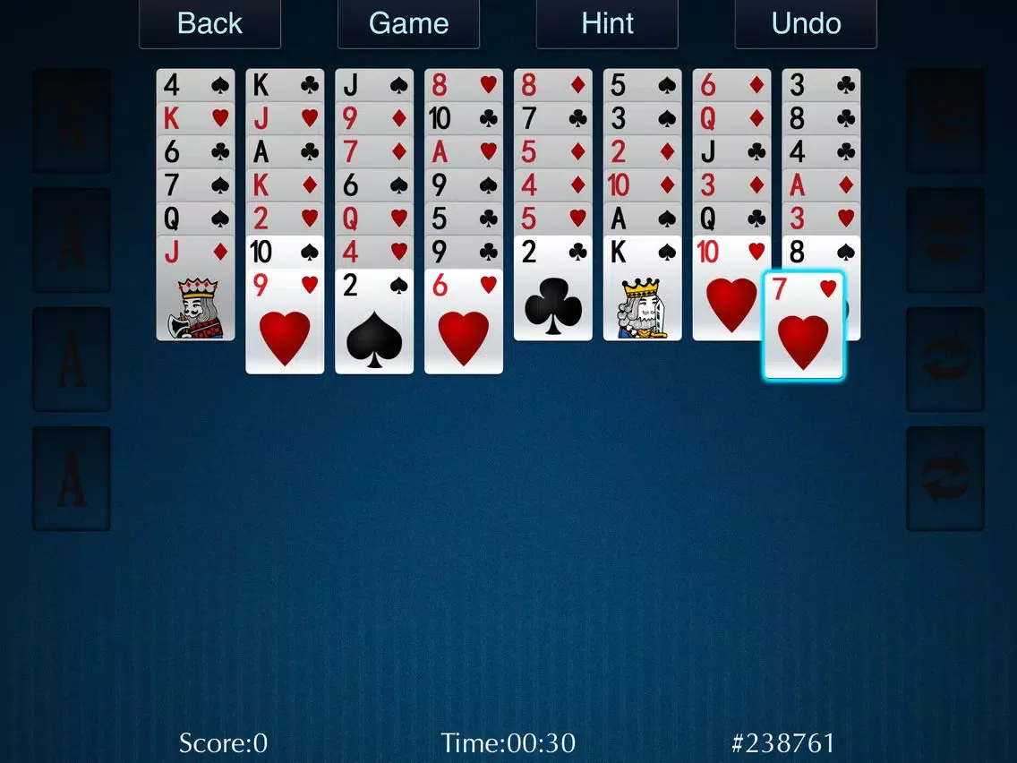 Screenshot di Palm FreeCell iPad 