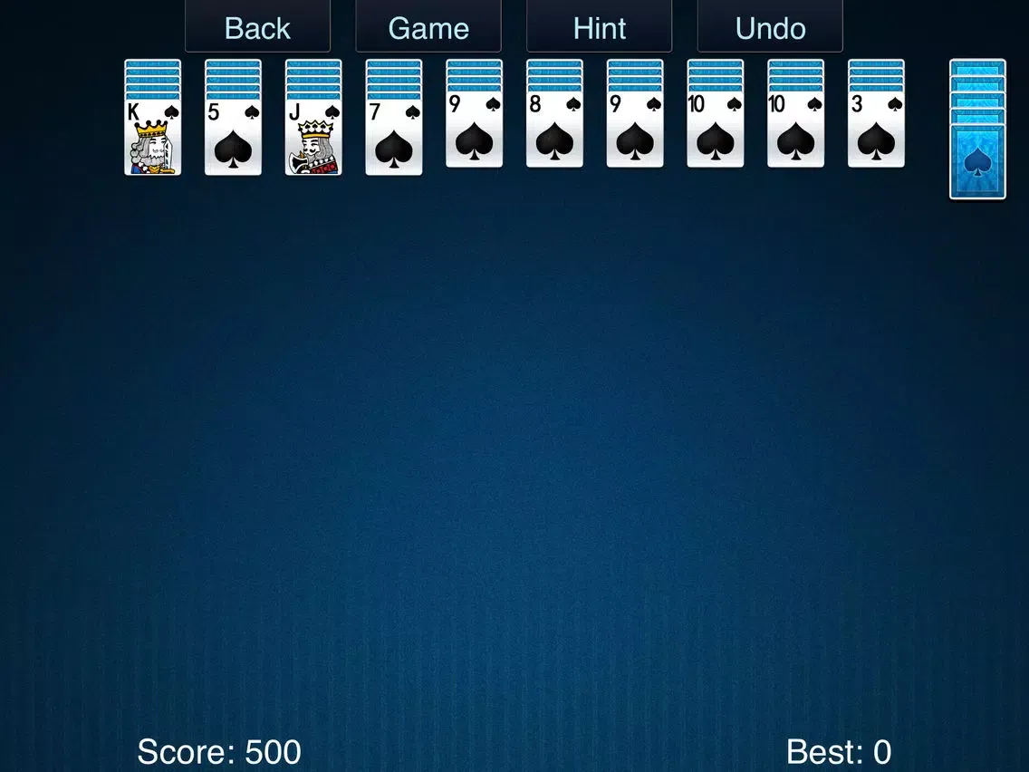 Скриншоты Pocket Spider Solitaire iPad 