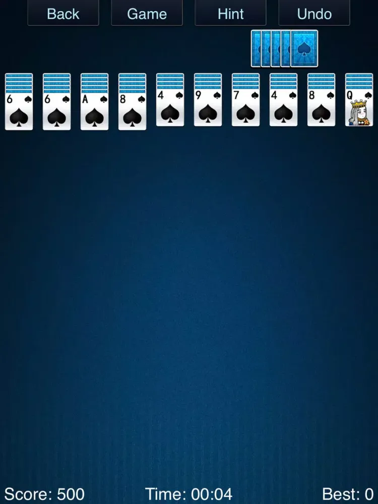 Скриншоты Pocket Spider Solitaire iPad 