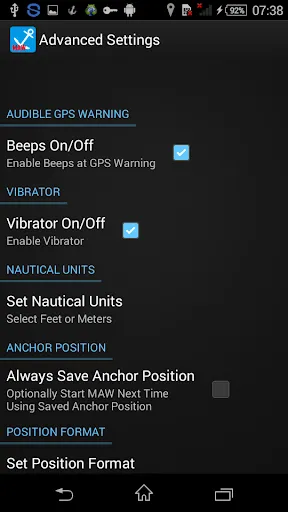 My Anchor Watch Screenshots