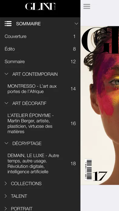 Скриншоты Glint Magazine