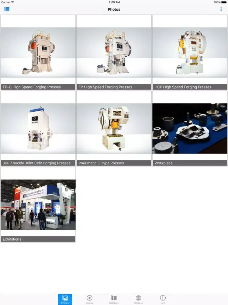 Zrzuty ekranu JING DUANN Machinery Industrial Co., Ltd. iPad 