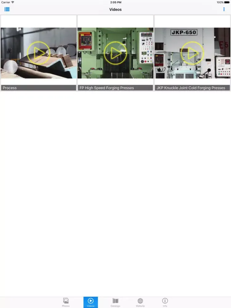 Zrzuty ekranu JING DUANN Machinery Industrial Co., Ltd. iPad 