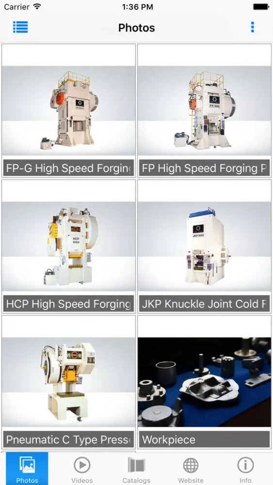 Zrzuty ekranu JING DUANN Machinery Industrial Co., Ltd.