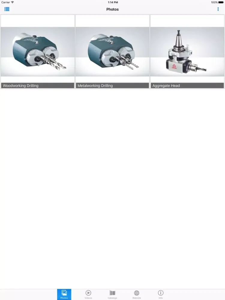 Tangkapan layar LONG GER INDUSTRY CO., LTD. iPad 