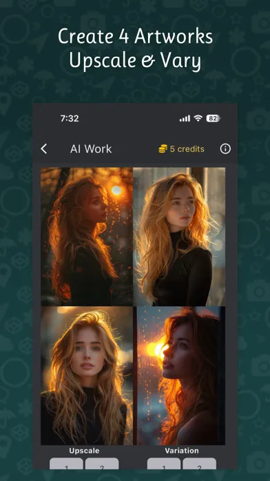 Capturas de pantalla de Saja - AI Image Generator