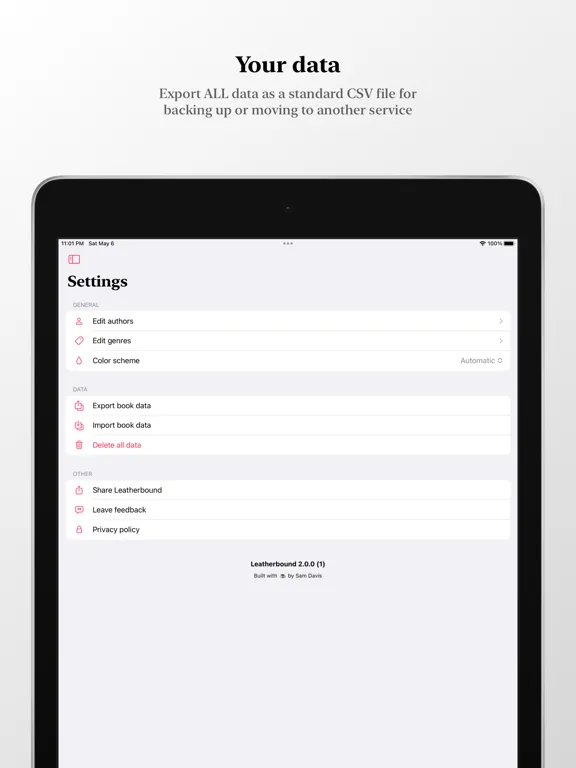 تصاویر Leatherbound iPad 