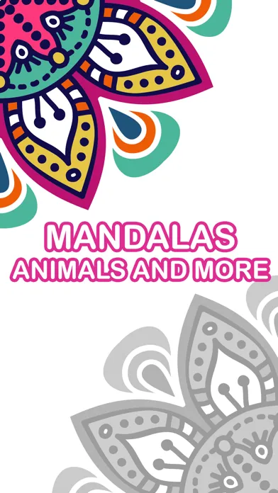 Adult Coloring Book - Free Mandala Colors Therapy Stress Relieving Pages Screenshots