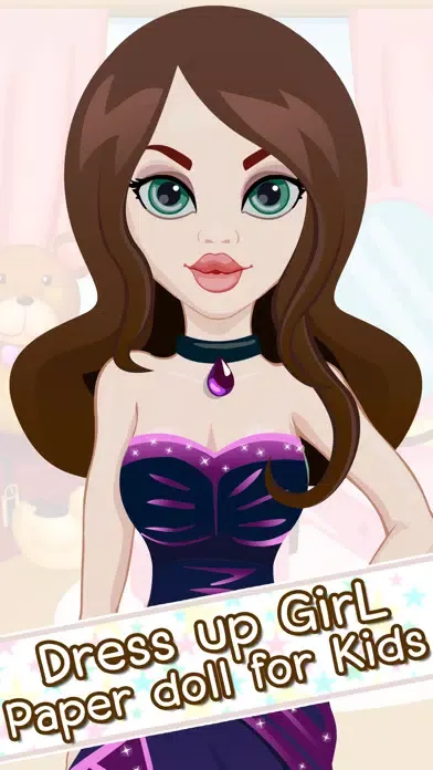 Captures d'écran de dress up games for girls & kids free - fun beauty salon with fashion spa makeover make up 3