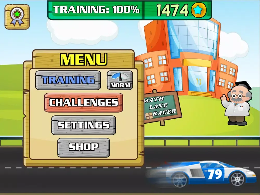 Math Racing: Learning Made Fun iPad 应用截图