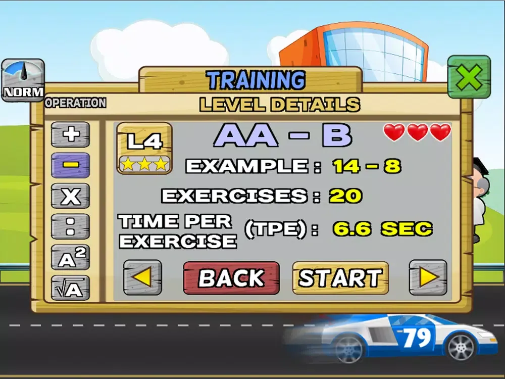 Math Racing: Learning Made Fun iPad 应用截图