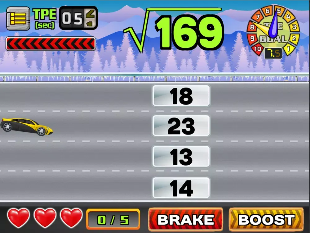 Math Racing: Learning Made Fun iPad 应用截图