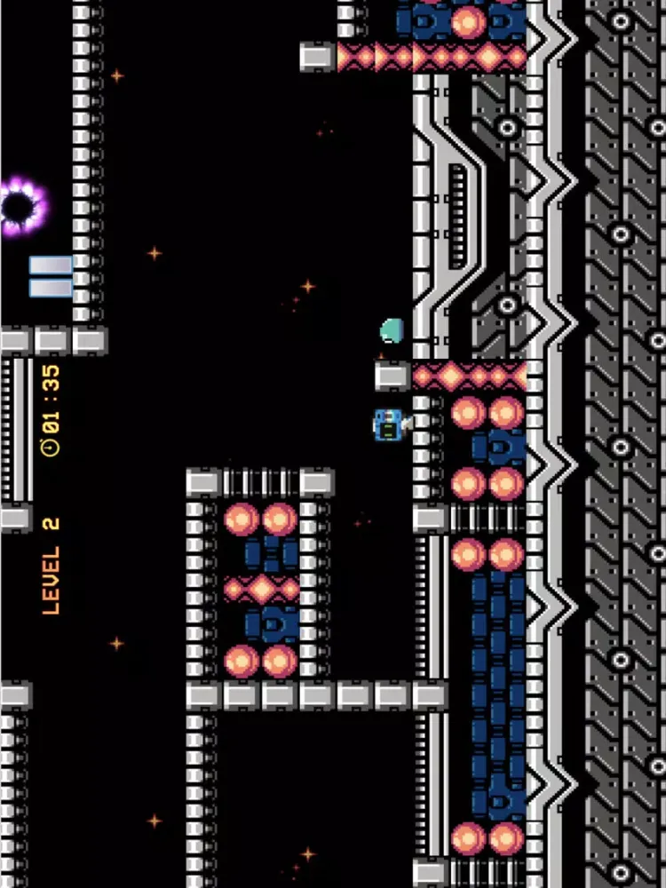 Captures d'écran de Robot Platform Jump Escape iPad 