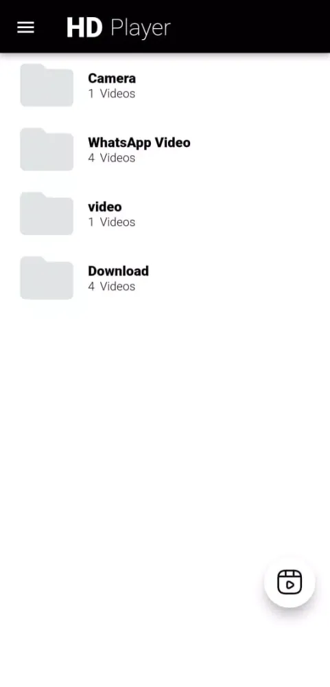 Zrzuty ekranu HD player