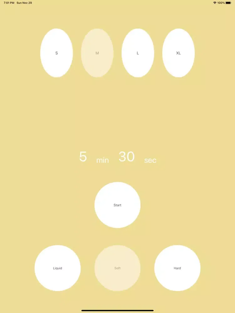Egg Timer: Cracked Boiled eggs iPad  Screenshots