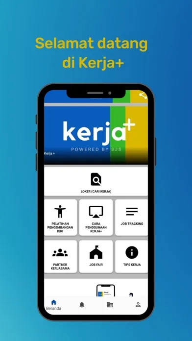 Screenshot di KERJA+