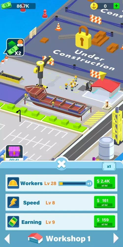 Shipyard Tycoon Produce Task سکرین شاٹس