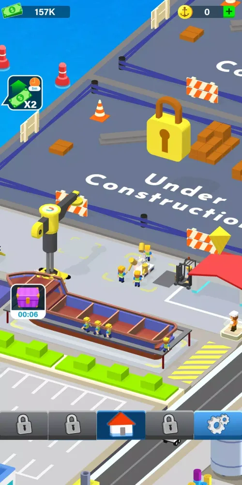 Shipyard Tycoon Produce Task سکرین شاٹس