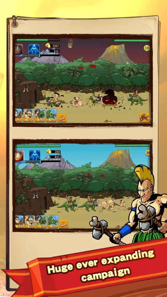 Caveman Fighting Legions應用截圖