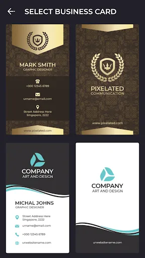 Ultimate Business Card Maker应用截图