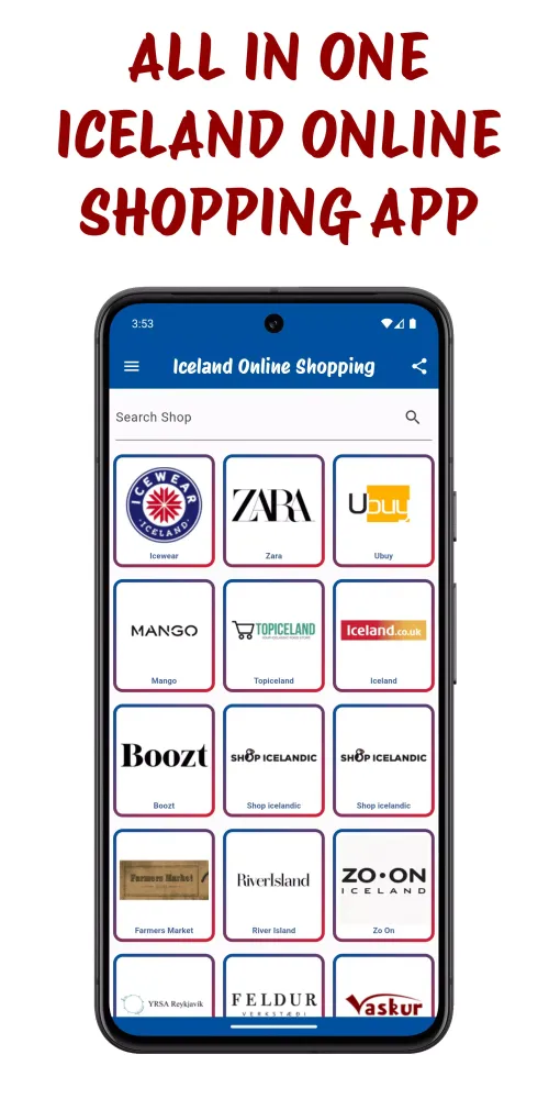 Tangkapan skrin Iceland Online Shopping App