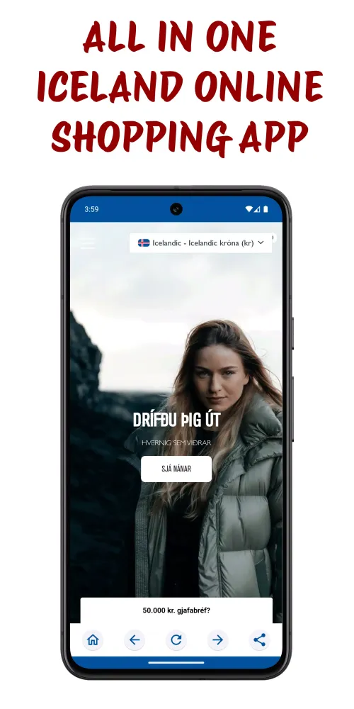 Tangkapan skrin Iceland Online Shopping App